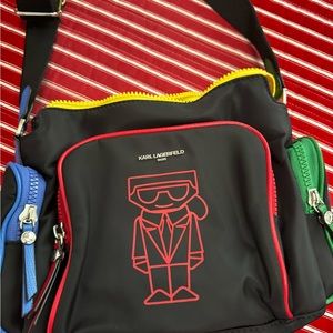 Karl Lagerfeld unique crossbody bag